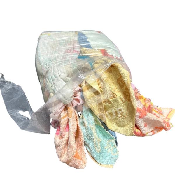 Super Absorbent Cut reused cotton rags color Cleaning Wiping Towel Rags Terry Cloth Wiping Rags for Industrial Marine us