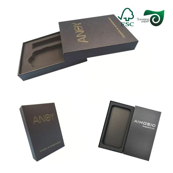 FSC 280gsm 104 LB 8.5 11inch Uncoated Smooth Black Cover Cardstock Paper