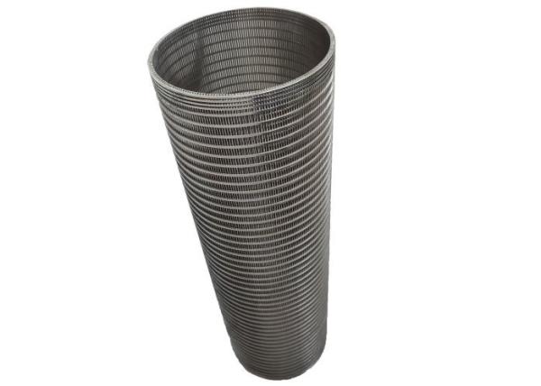 0.6mm Slot ID200mm H600mm Carbon Water Filter Cartridge For Dewatering Machine