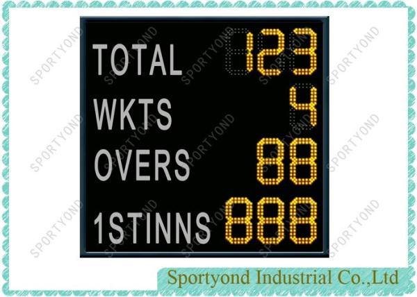 Aluminum Outdoor Electronic Cricket Scoreboard With Sports Wireless RF Console