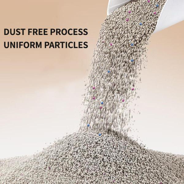 Pet Product Supply Low Tracking Clumping Kitty Litter Affordable Bentonite Cat Litter Sands Dust-Free Odor Control Pet Supply
