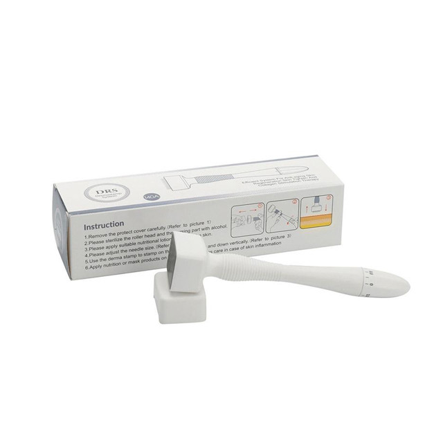 140 Needles Stamp Derma Roller Mosquito Needle for Dark Circles and Wrinkle Treatment