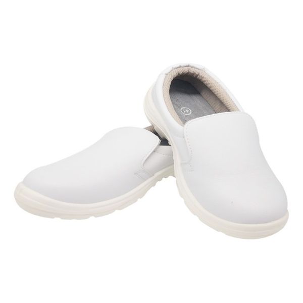 Противостатическая металлическая крышка безопасные ботинки для чистых помещений полушlipper ISO9001 PU