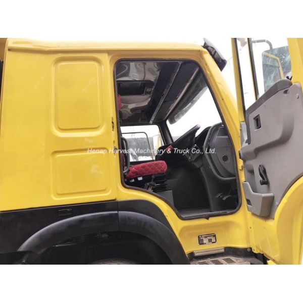 сброса Howo 371hp 2014 привода силы 276kw тележка правого подержанная