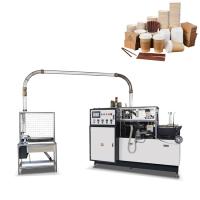 Le PLC a commandé la machine de fabrication de tasse de papier du plat 90pcs/min un