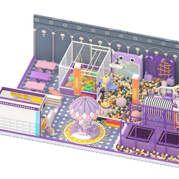 ODM Cirque terrain de jeu passionnant Commercial équipement de terrain de jeu intérieur personnalisable