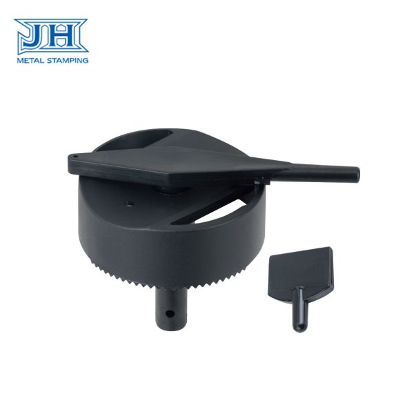 Plastic Mold Components , Black Air Ventilation Components Powder Coating