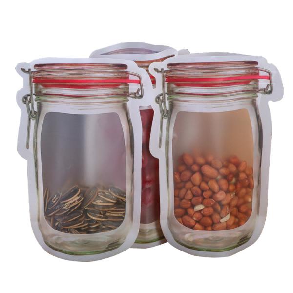 Custom Pre Printed Reusable Shaped Packaging Pouches In Various Colors And Designs for Food
