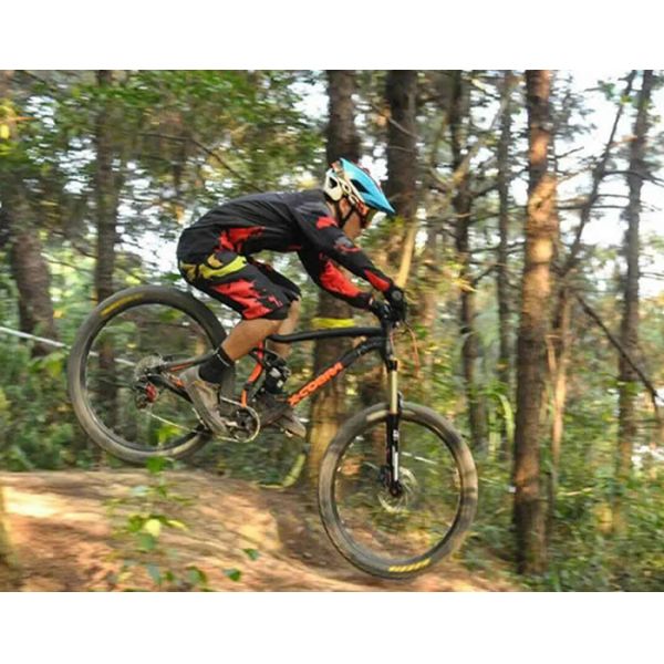 Lightweight Enduro Full Sus Mtb Frame Aluminum Alloy AL6061 160mm Travel