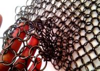 maille faite une boucle décorative d'anneau en métal de 1.2mm Dia10mm OD pour la couverture de lampe par fait sur commande