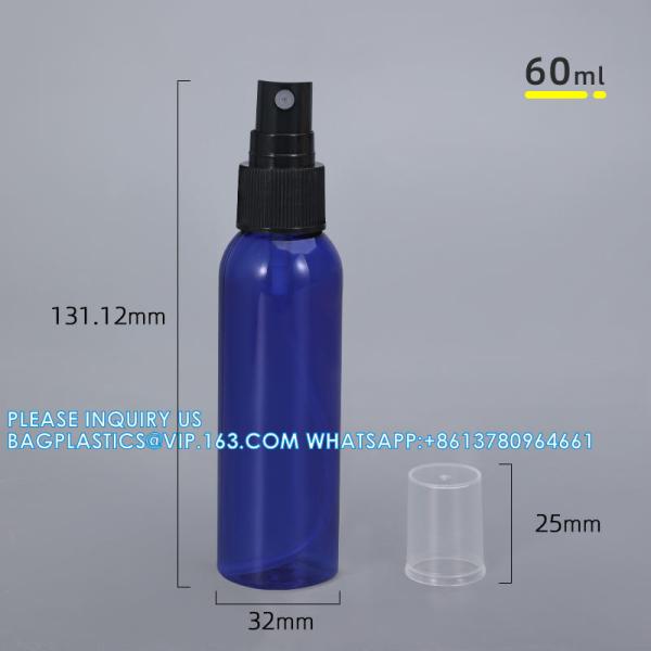 Medical Liquid Packaging 50ml 60ml 100ml sustainable Plastic Bottle With Spray Pump Head For Anti-Inflammatory Mist