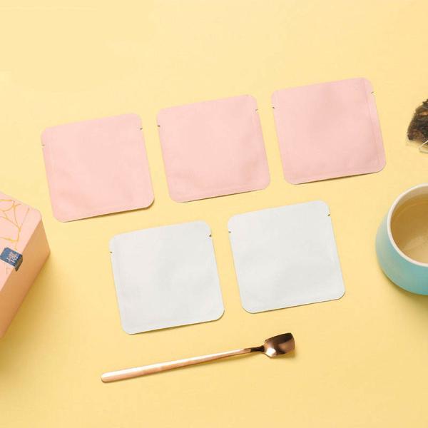 Resealable Ziplock Sample Sachets For Packaging Tea Plastic Aluminum Foil Laminated Heat Seal Coffee Seal Bag