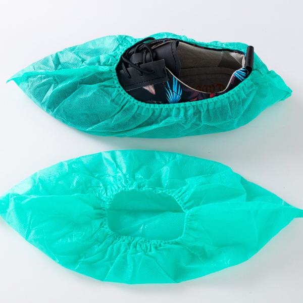 High Performance Disposable Shoe Cover Non - Skid  Polypropylene Pe Cpe Boot Covers
