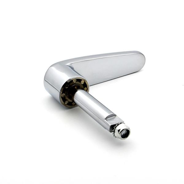 Heavy Safe Metal Door Handle , Brushed Metal Handles Zinc Alloy Chrome Finish