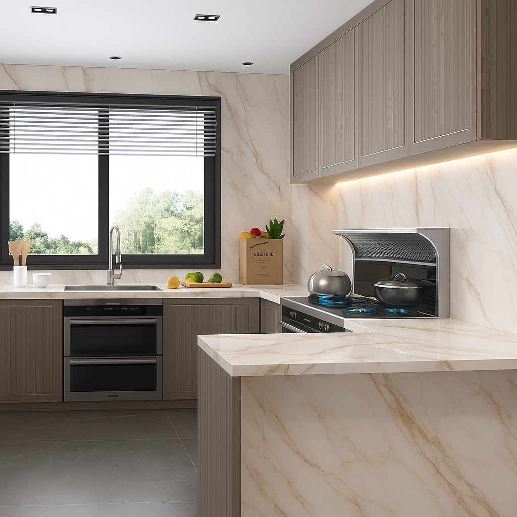 Marble Look Sintered Stone in 3200*1600mm Perfect Choice for Indoor Floor Tiles and Wall Panel Decor