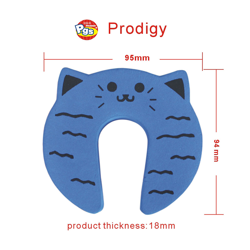 Factory Outlet Price Nonslip EVA Foam Door Stopper , Odorless Safety Guards For Doors