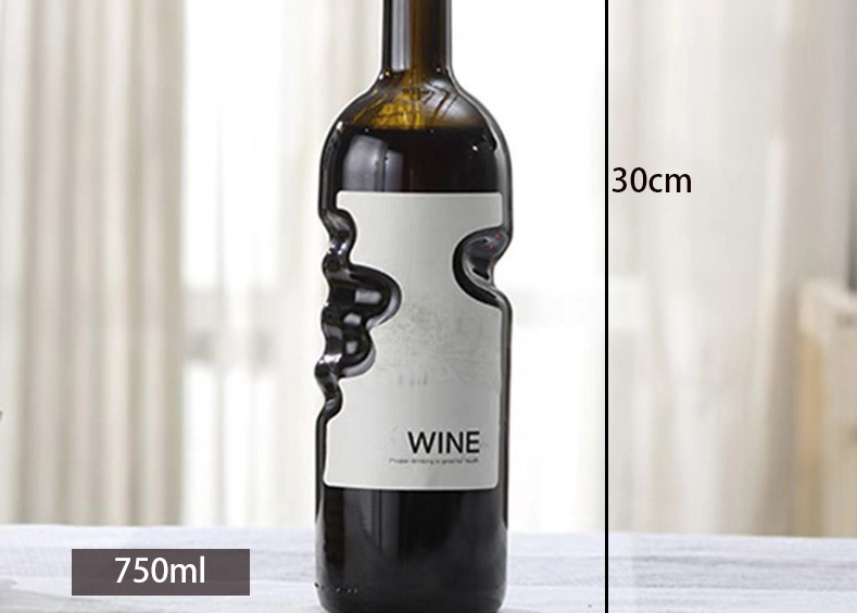 пустые стеклянные бутылки вина 750ml с украшением пробочки творческим для Шампань