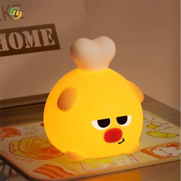 10.6*10.8*11.7cm Cute Animal Night Light Modern Pendant Light Para Bebê Ajuda ao Sono