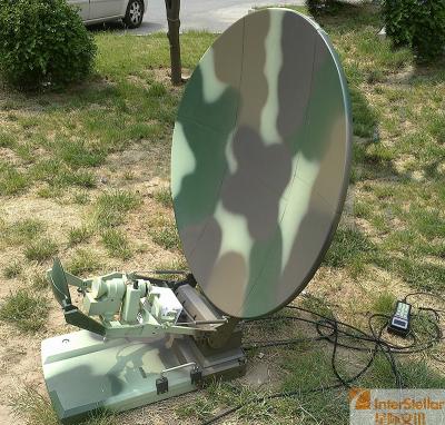 Interstellar 1.2m Flyaway Carbon Fiber Antenna / Auto Acquiring Satellite Beacon
