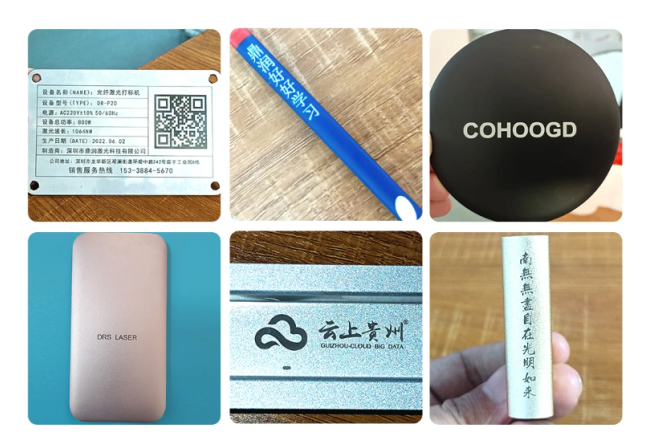 Metal CO2 Fiber Laser Marking Machine 30W 50W Desktop Laser Marker