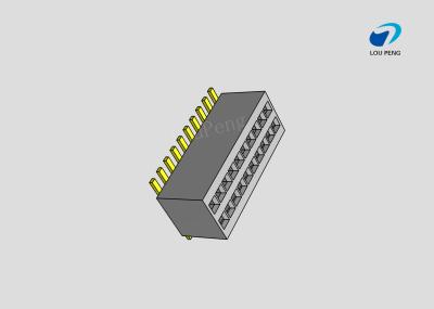 Female header, PCB Mount Receptacle, Vertical, Board-to-Board, 20 Position, 0.8mm Pitch, Shrouded, Gold Flash, SMD