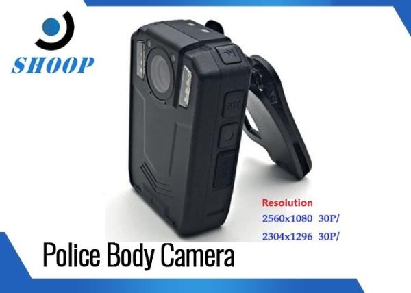 Câmera vestida corpo da aplicação da lei da polícia de HD 1080P 8MP com estojo compacto da visão noturna