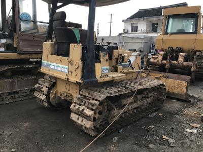 6 Way Blade Used Crawler Bulldozer , Mini Mitsubishi BD2G Dozer 5 Roller Track Frame
