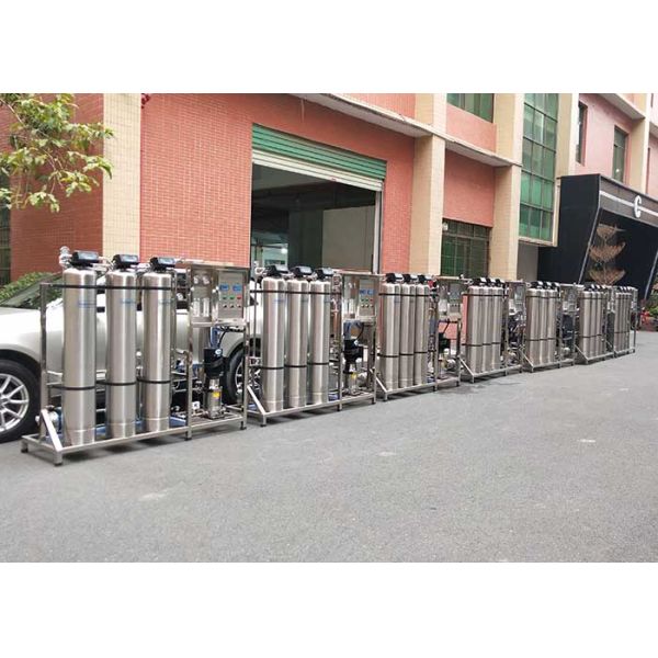 500LPH SS Ro Water Treatment Machine Plant  Industrial Water Softener Filter System