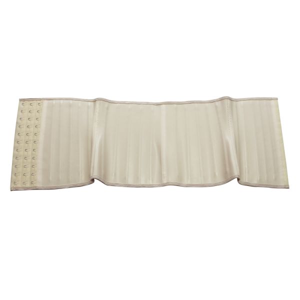 Белые короткие корсет тренировки талии латекса тренера 9 талии торса Boned стальной Boned