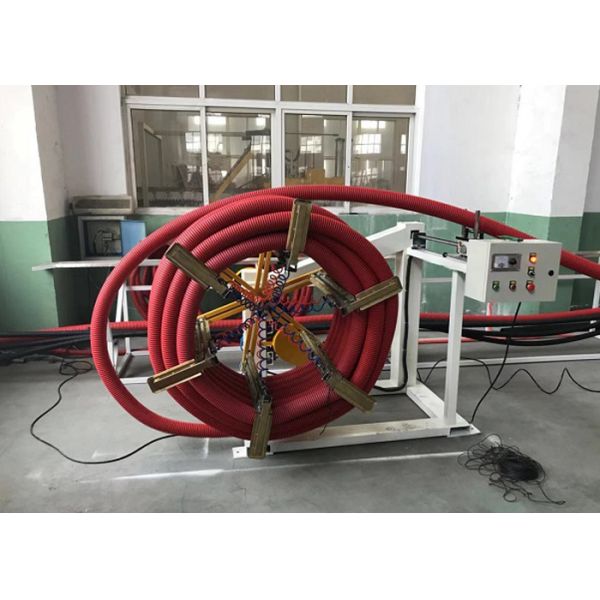 моталка трубы PP PE 15m/Min 380V 110mm свертывая пластиковая