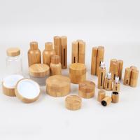 Les conteneurs cosmétiques en bambou UV de l'électrodéposition 20ml écrèment des pots met écologique en bouteille