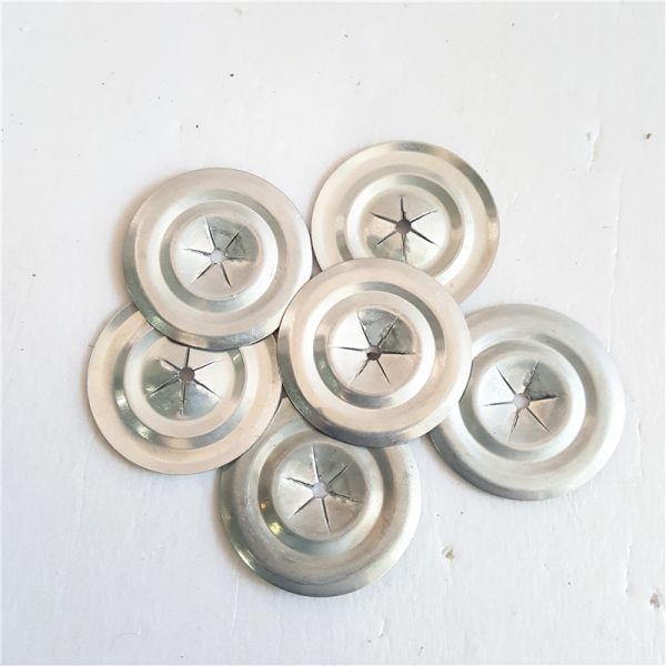 Ductwork Accessories 25mm Self Locking Washer For Glass Wool