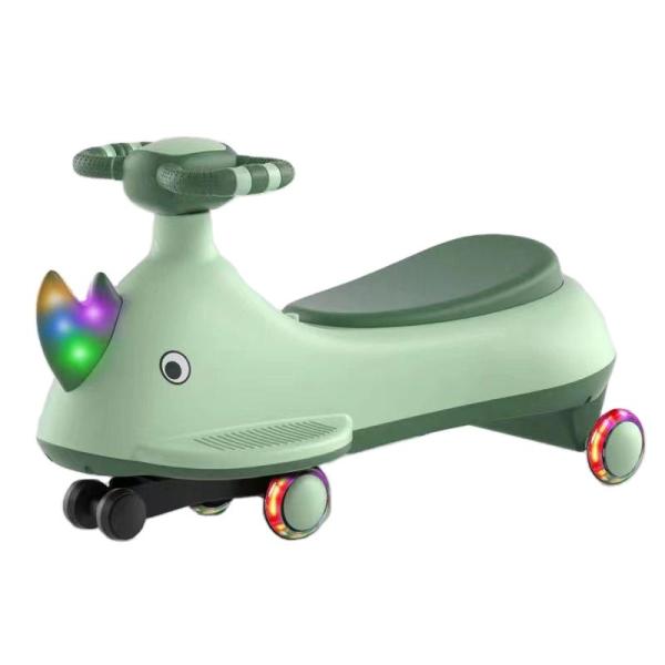 Caixa de armazenamento Música dinâmica e iluminação Passeio de plástico no carro para crianças Bicicleta equilibrada