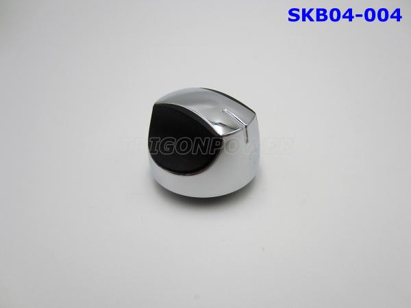 Low Consumption Oven Control Knob Metallic Material With Chrome / Nickel Electroplate