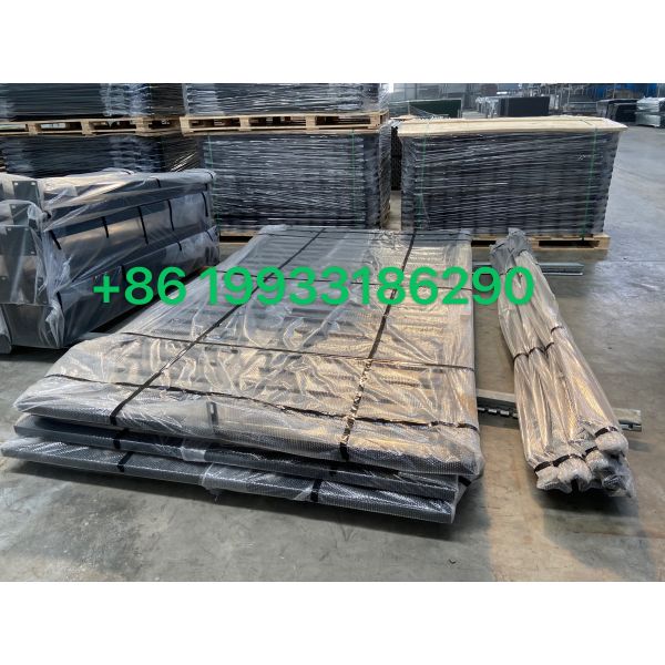 Cerca Gate del jardín del metal de la alambrada de Galvanzied W1000mm