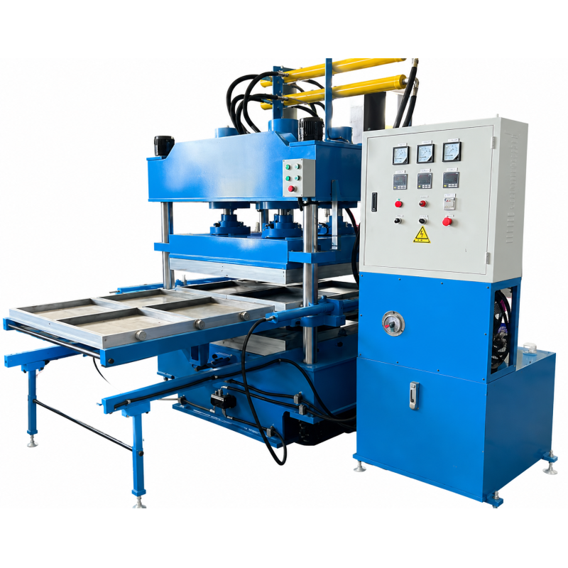 120-Ton Two-Layer Automatic Rubber Floor Tile Vulcanizing Press for High Production Capacity