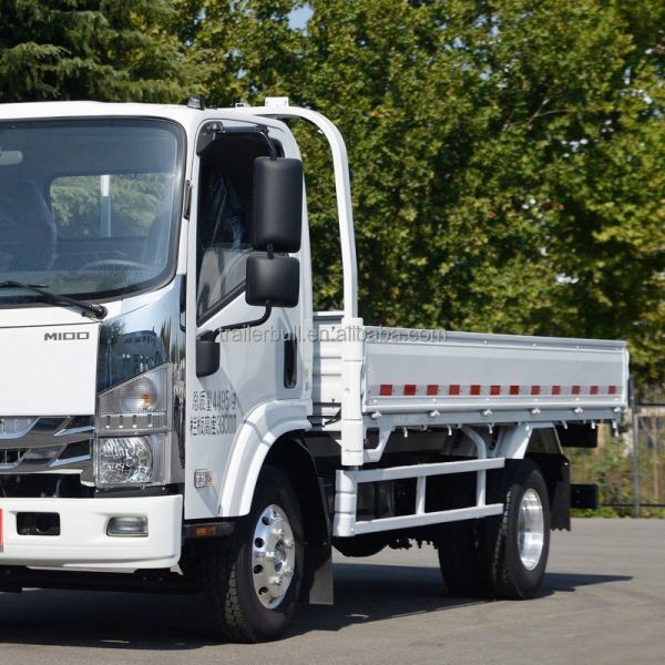 3m Length Steel Dry Freight Cargo Box Isuzu Cargo Truck