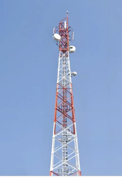 30M 45M 60M Height Telecommunication Towers Custom Design Galvanized Steel Towers