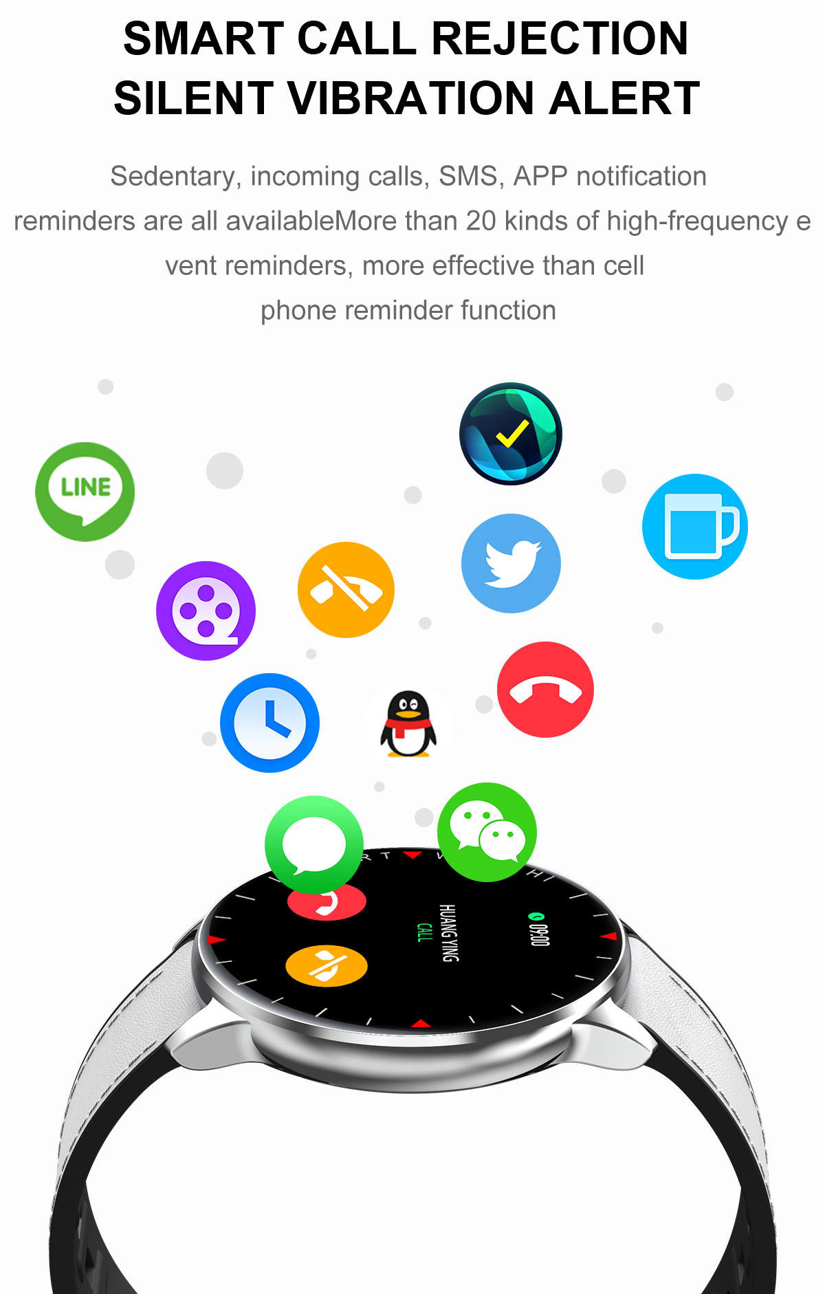 забота вереска монитора тренировки Smartwatch фитнеса разрешения 360x360 дыша весь день