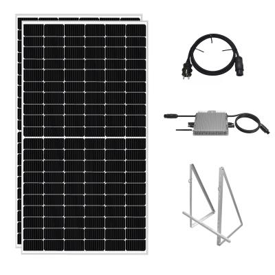 1kw 600w Plug And Play Solar System On Grid Solar Panels
