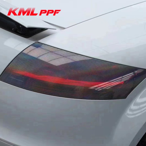 UV Proof Car Headlight Tint Protective Headlamp Film Wrap 0.3 X 15m