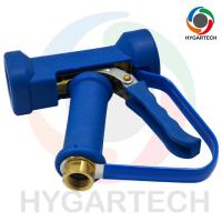 Pistola de água industrial de latão com gatilho Loop de proteção de segurança para limpeza de jardim com água quente