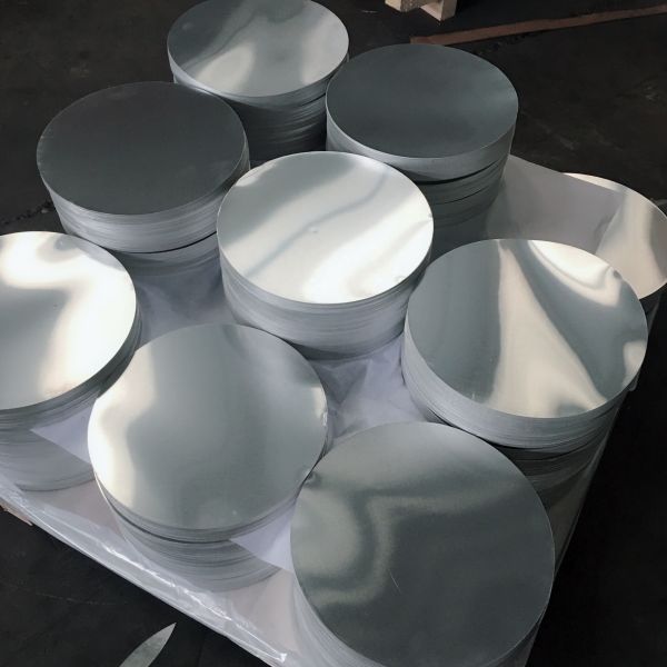 1100 1050 6061 T6 Non Stick Aluminum Circle Plate Cookware Pot Custom Size High Flatness Burr Free Edge Food Grade