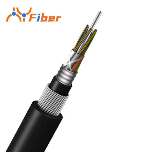 795kg/Km Subsea Fiber Optic Heavy Duty Armoured Cable GYTA5333 4-144 Core Single