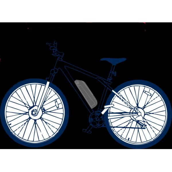 36V Ebike Hailong Downtube литийная батарея для электрического велосипеда с USB-зарядкой