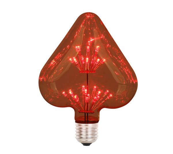 Love Sky Star Led  	Decorative Filament Bulbs 1.5w E27 Edison Bulb
