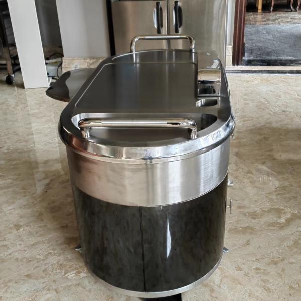Placa oval de Teppanyaki da grade de aço inoxidável sem fumaça do ASSADO