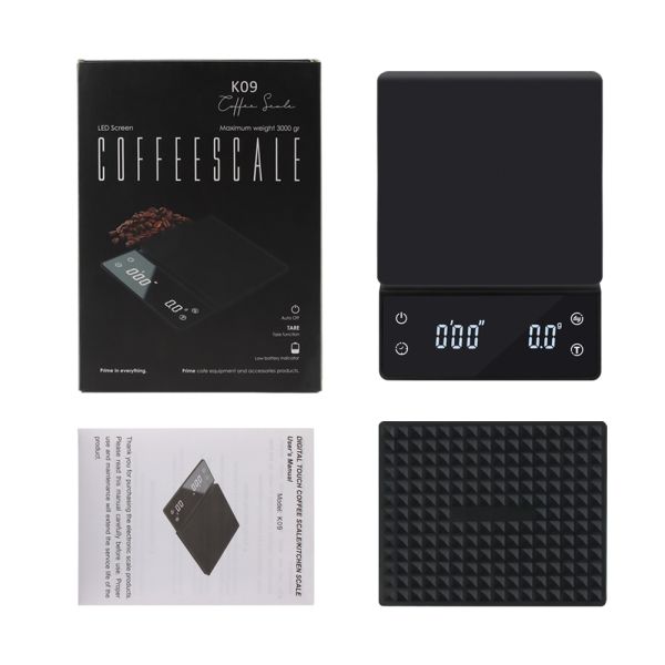 Digital Kitchen Scale with 0.1g Accuracy and 3kg Capacity High Precision LCD Electronic Weighing Scale