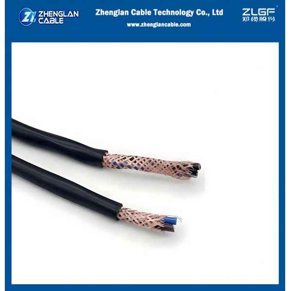 PVC Insulation Copper wire braided Shielding PVC sheath Shield Flexible Building Wire 3 cores 0.75sqmm