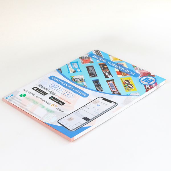 Professional Printing Catalog For Paperback Books Sewing Glued Binding Glossy Cover Eco Friendly Paper